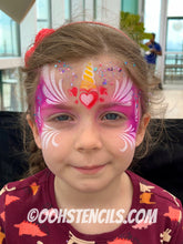 Load image into Gallery viewer, K18 Lovely Unicorn Airbrush Face Paint Mask
