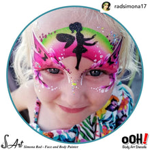 Load image into Gallery viewer, C12 Flying Fairy Flip Face Paint Stencil