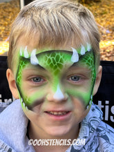 Load image into Gallery viewer, K23 Dinosaur Horns Mask Stencil