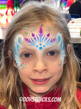 Load image into Gallery viewer, K11 Snowflake Queen Mask Face Paint Stencil
