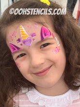 Load image into Gallery viewer, K18 Lovely Unicorn Airbrush Face Paint Mask