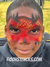 Load image into Gallery viewer, T06 Reptile Skin Texture Stencil