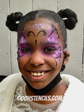 Load image into Gallery viewer, F04 Butterfly Marks fACE Airbrush Stencil