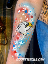 Load image into Gallery viewer, T40 American Eagle Tattoo Stencil