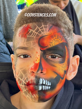Load image into Gallery viewer, F09 Skull fACE Airbrush Stencil Set