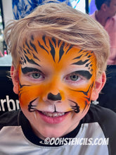 Load image into Gallery viewer, F01 Tiger Marks fACE Airbrush Stencil