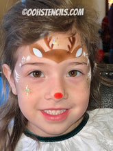 Load image into Gallery viewer, K15 Reindeer Mask Face Paint Stencil