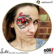 Load image into Gallery viewer, C14 Tribal Flip Face Paint Stencil