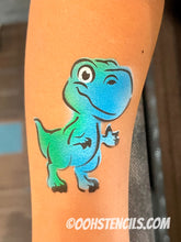 Load image into Gallery viewer, T38 Happy T-Rex Dinosaur Stencil