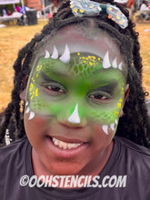 Load image into Gallery viewer, T06 Reptile Skin Texture Stencil