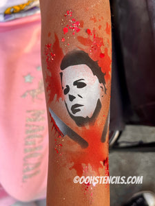 SB19 Halloween Guy Tattoo Stencil