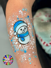Load image into Gallery viewer, X01 Baby Snowman Tattoo Stencil