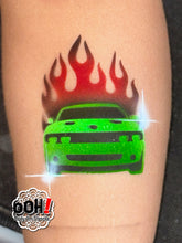 Load image into Gallery viewer, T73 Flaming Hot Rod Stencil