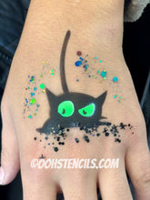 Load image into Gallery viewer, SB43 Kitty Halloween Stencil