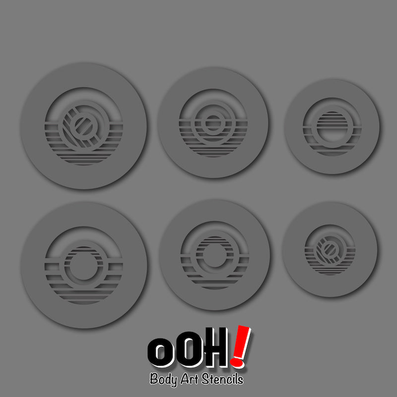 Circle Accent Stencil Set - DIGITAL DOWNLOAD