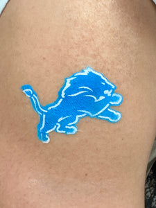 DTL02 - Lions 2 Part Face Paint Tattoo Stencil