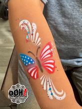 Load image into Gallery viewer, SB57 USA Butterfly Stencil