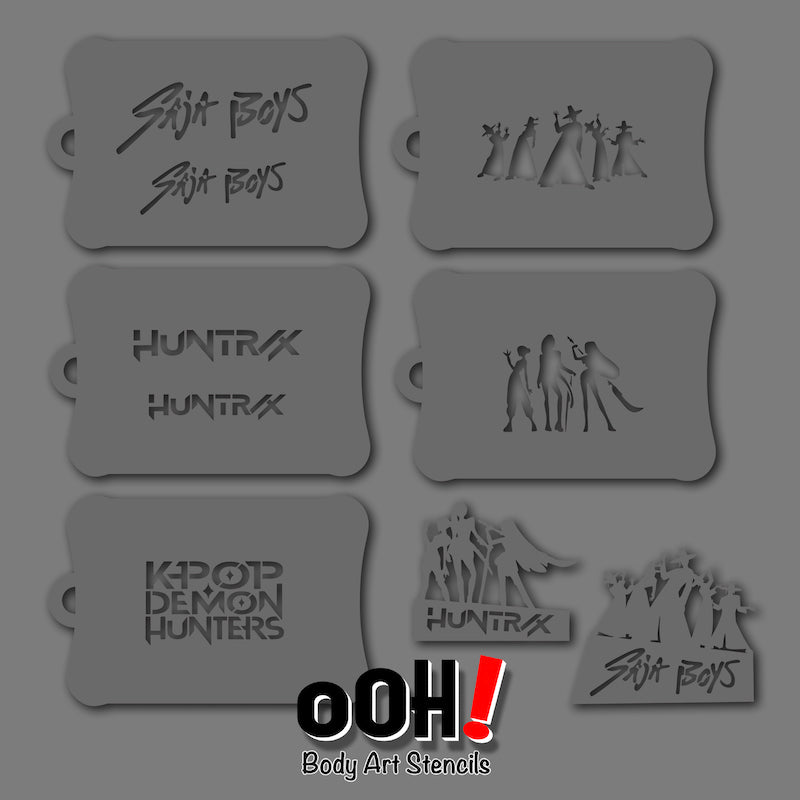 K-Pop Demon Hunter 10-Design Set PLUS Menu - DIGITAL DOWNLOAD