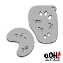 Load image into Gallery viewer, E08 Easter Egg Face Design Stencil