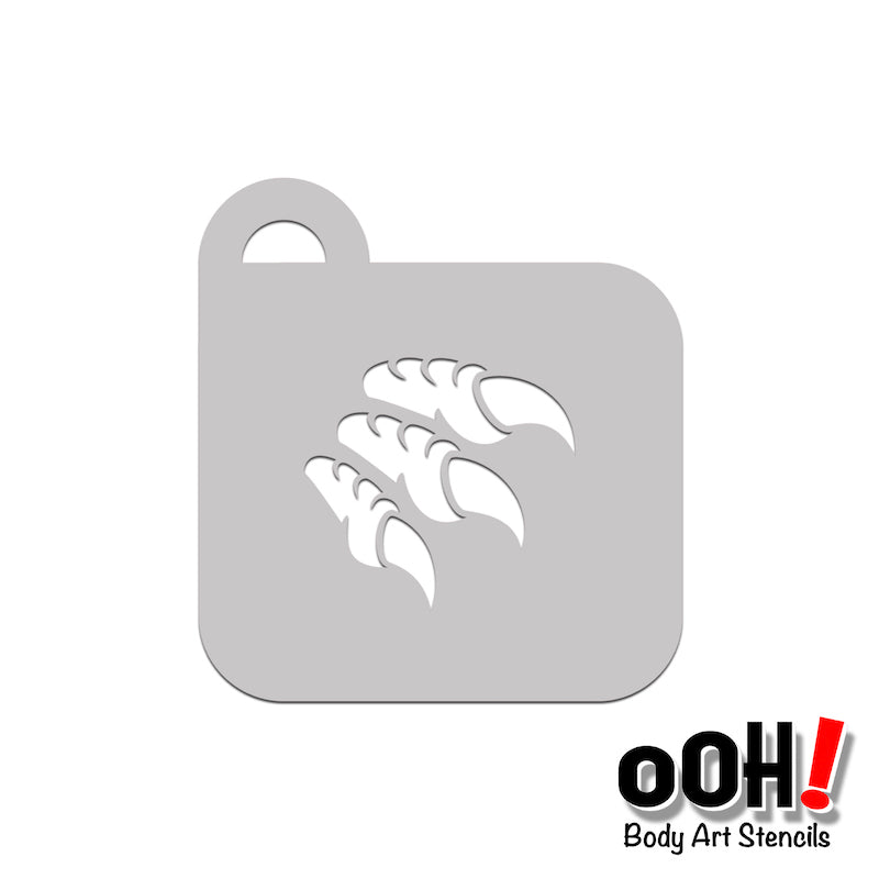 P12 Dino Claw Petite Stencil