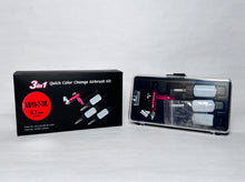 Load image into Gallery viewer, 0.7mm Quick Color Change Airbrush 3 in 1 Kit - No Stand