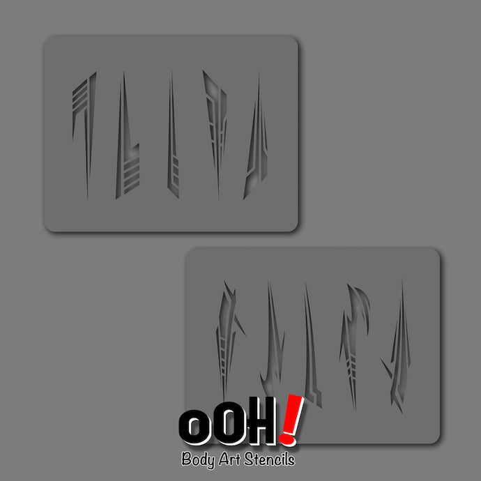 Racing Stripes Stencil Block - DIGITAL DOWNLOAD