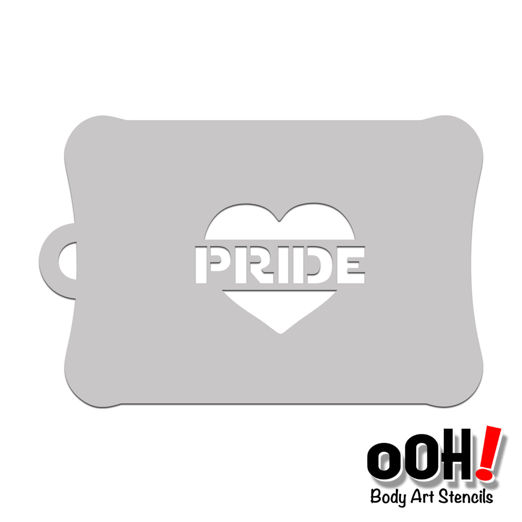 SB27 Gay Pride Heart Stencil