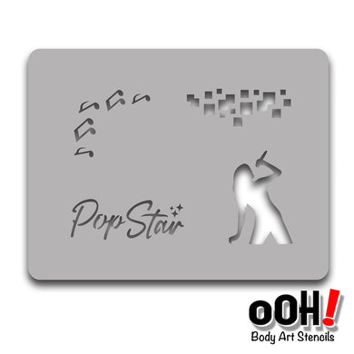 SB32 Pop Star Stencil Block