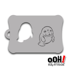 Load image into Gallery viewer, SB42 Baby Manatee Stencil