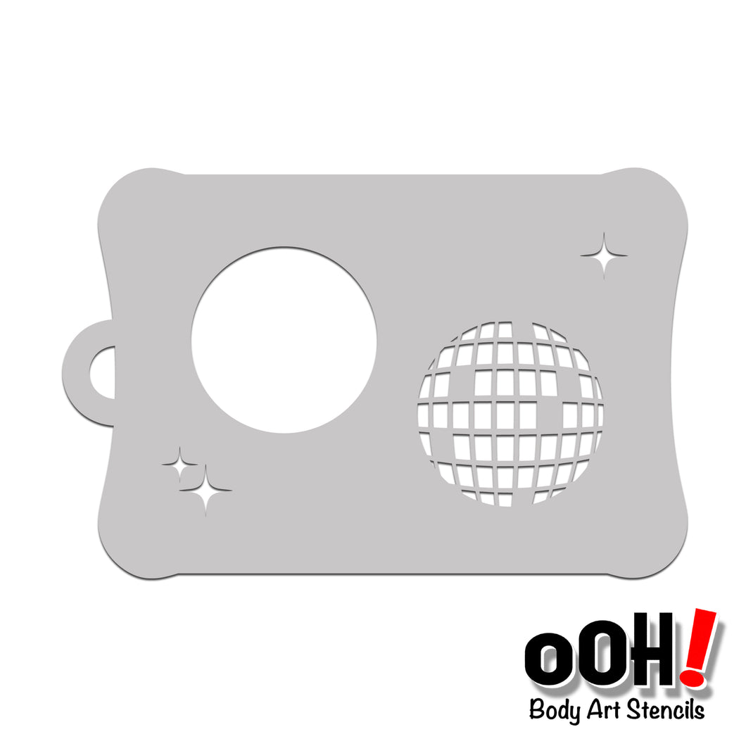 S45 Disco Ball Stencil