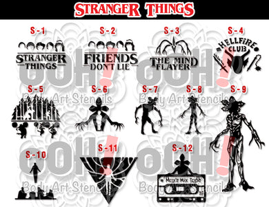 Stranger Things 12-Design Set - Cut Your Own Files - DIGITAL DOWNLOAD