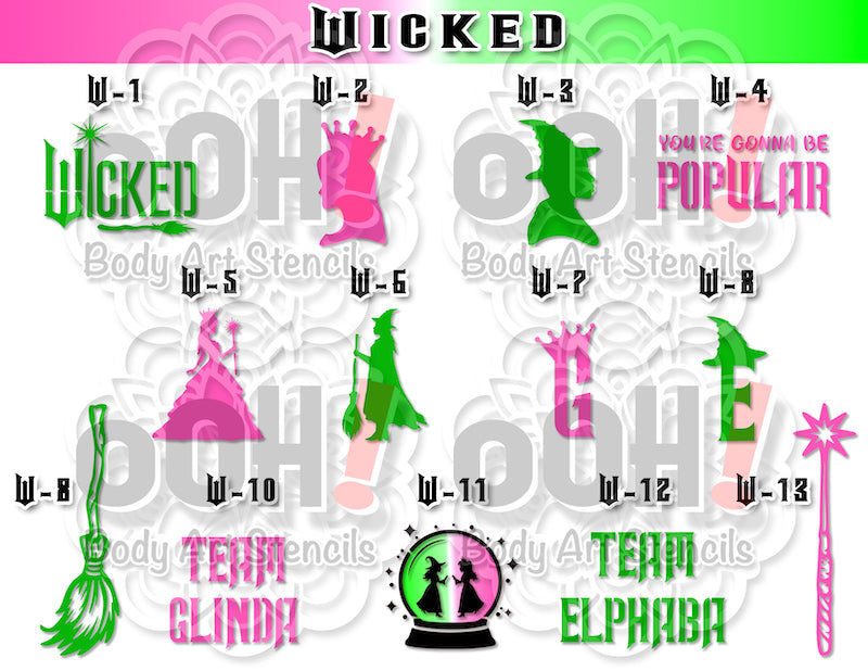 WICKED 13 Design Set - Cut Your Own Files - DIGITAL DOWNLOAD