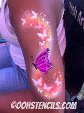 Load image into Gallery viewer, T44 Butterfly Tattoo Stencil