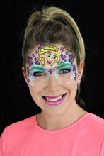 Load image into Gallery viewer, W04 Flower Wrap Face Painting Stencil