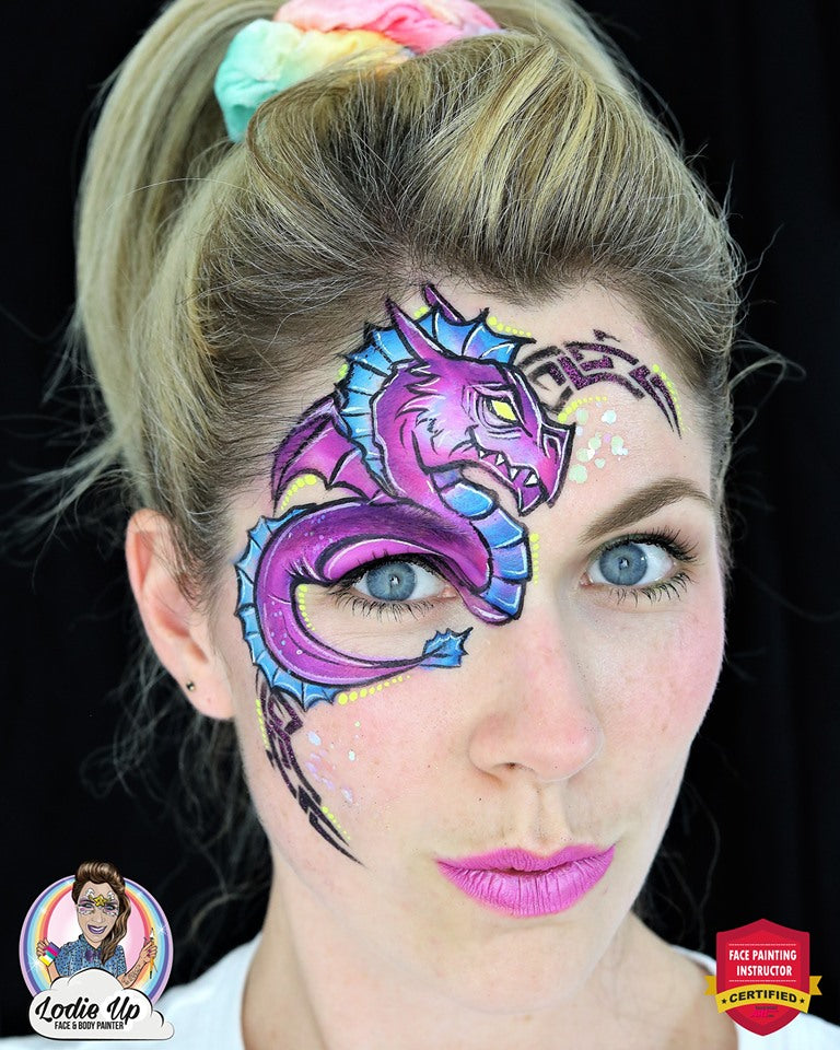 W01 Heart Wrap Face Painting Stencil – Ooh! Body Art Stencils