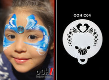 Load image into Gallery viewer, C04 Dolphin Flip Face Paint Stencil