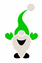 Load image into Gallery viewer, T31 Christmas Gnome Tattoo Stencil