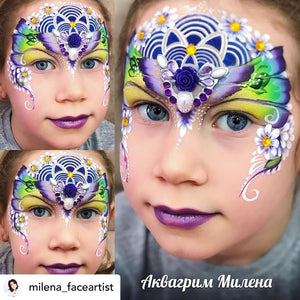 S06 Mandala Sphere Airbrush & Face Paint Stencil