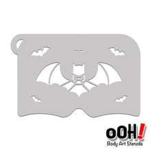 Load image into Gallery viewer, bat guy face paint stencil airbrush