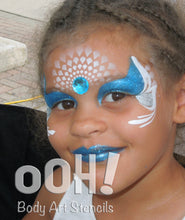 Load image into Gallery viewer, S02 Mermaid Scales Sphere Airbrush &amp; Face Paint Stencil