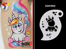 Load image into Gallery viewer, R05 Baby Unicorn Storm Airbrush Stencil