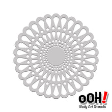 Load image into Gallery viewer, doily mandala face paint airbrush stencil