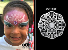 Load image into Gallery viewer, S06 Mandala Sphere Airbrush &amp; Face Paint Stencil