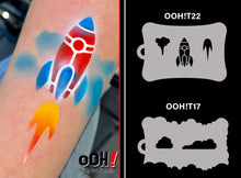 Load image into Gallery viewer, T22 Rocket Airbrush Tattoo Stencil