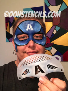 K04 Captain Awesome Mask Stencil